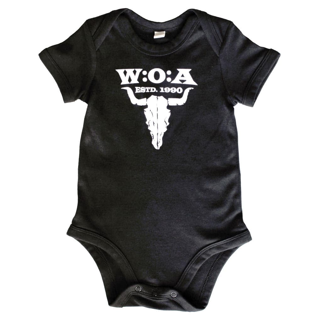 W:O:A - Baby Body - Logo - schwarz