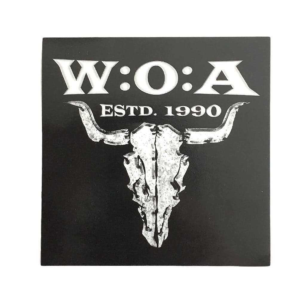 W:O:A - Aufkleber - Schwarz