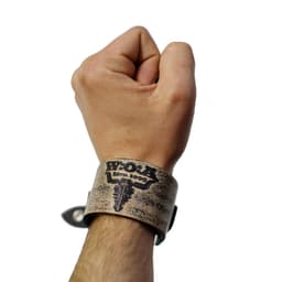 W:O:A - Lederarmband - Vintage – Bild 3