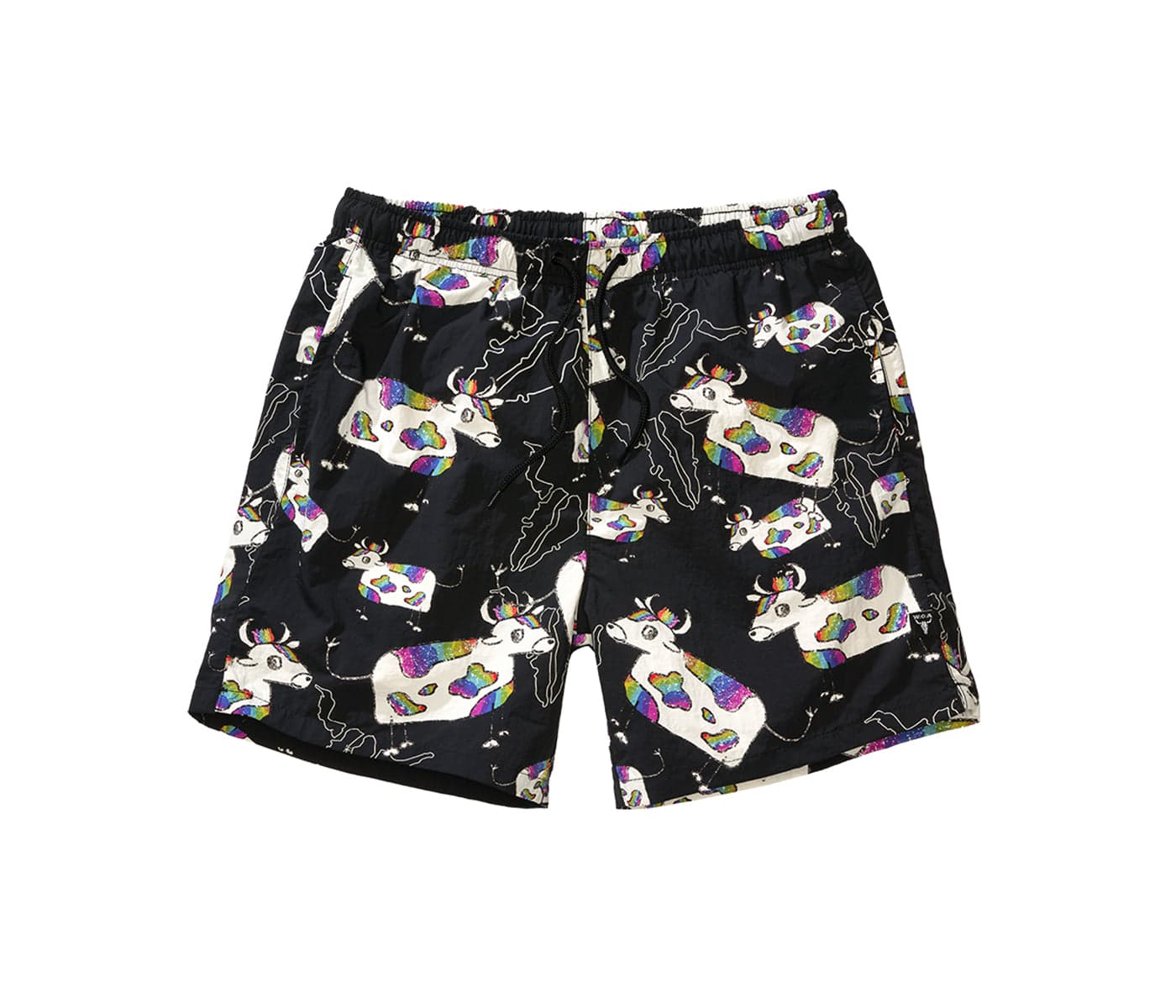 W:O:A - Badeshorts - Rainbow Cow