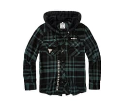 W:O:A - Checkshirt Hood petrol – Bild 2