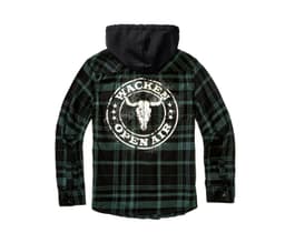 W:O:A - Checkshirt Hood petrol – Bild 3