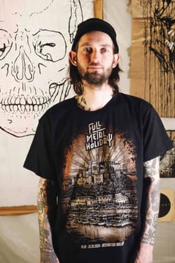 FMH - T-Shirt - Cathedral black – Bild 4