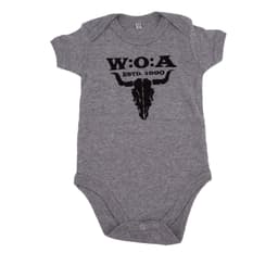 W:O:A - Baby Body - Logo - Melange Grey – Bild 2