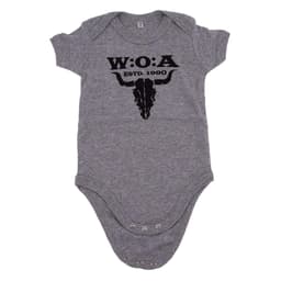 W:O:A - Baby Body - Logo - Melange Grey – Bild 1