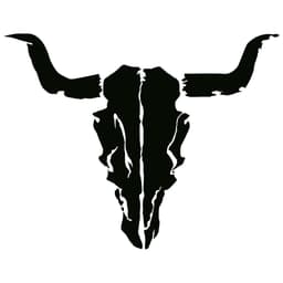 W:O:A - Outdoor Car Sticker - Bullhead - big - black – Bild 1