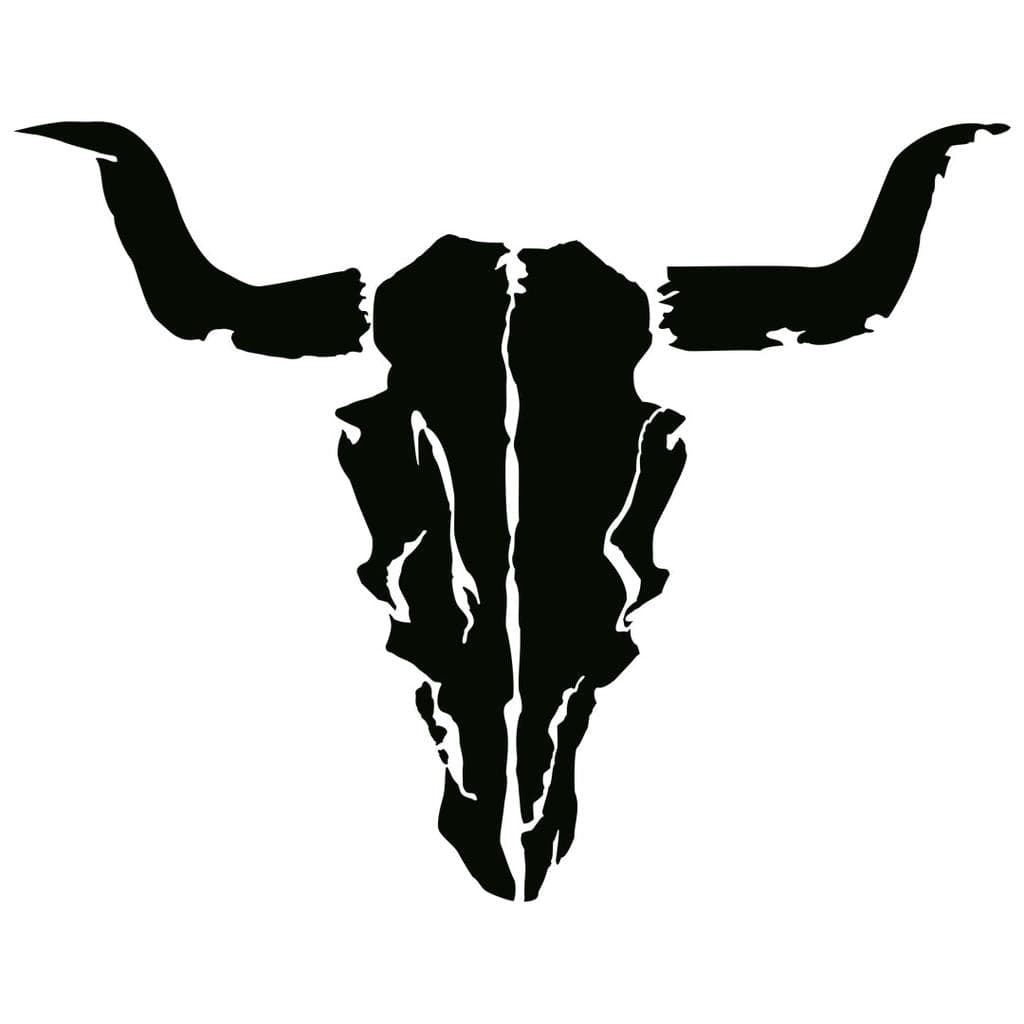 W:O:A - Outdoor Car Sticker - Bullhead - big - black