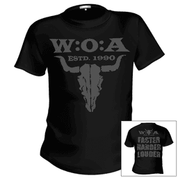 W:O:A - Tshirt - Logo Grau – Bild 1