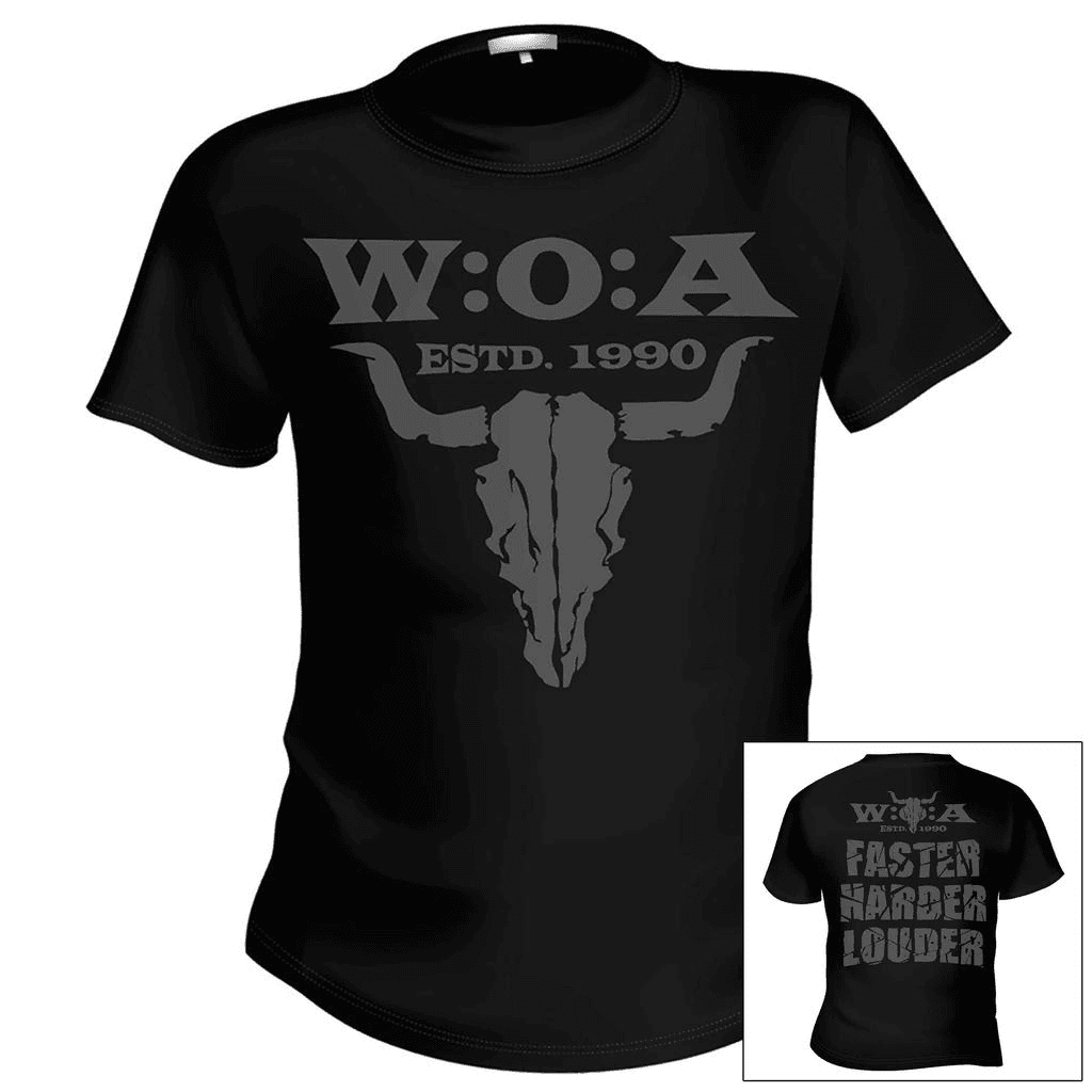 W:O:A - Tshirt - Logo Grau