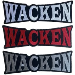 W:O:A - Patch - Wacken Schriftzug Groß – Bild 1