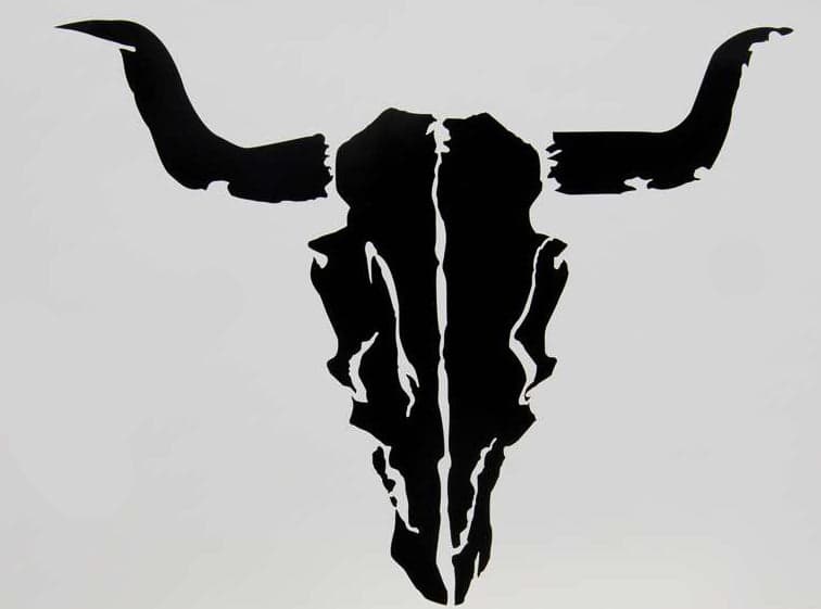 W:O:A - Outdoor Car Sticker - Bullhead - XXL (1,5x1,18m)