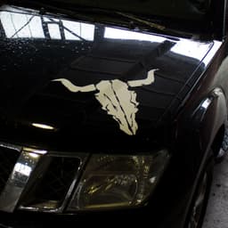 W:O:A - Outdoor Car Sticker - Bullhead - Small – Bild 3