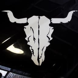 W:O:A - Outdoor Car Sticker - Bullhead - Small – Bild 4