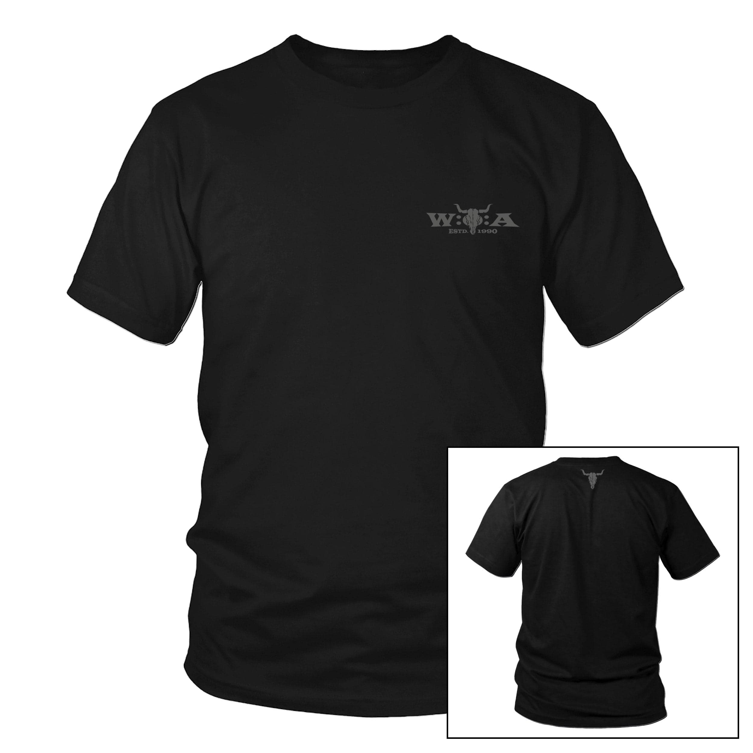 W:O:A - T-Shirt - Logo klein grau