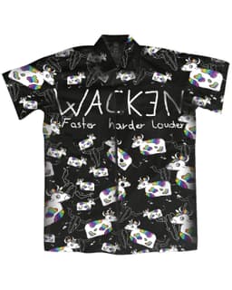 W:O:A - Hawaii Hemd - Rainbow Cow – Bild 1