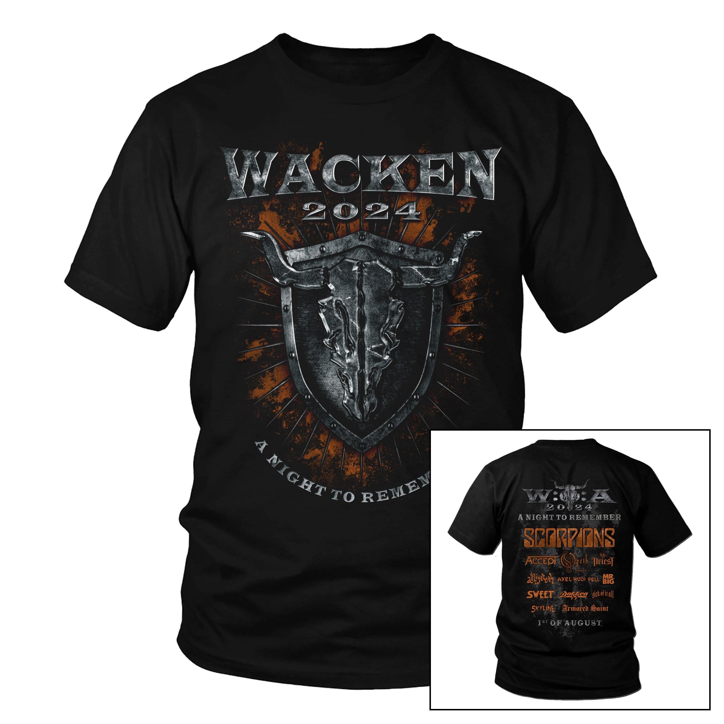 W:O:A - T-Shirt - Night to Remember 2024