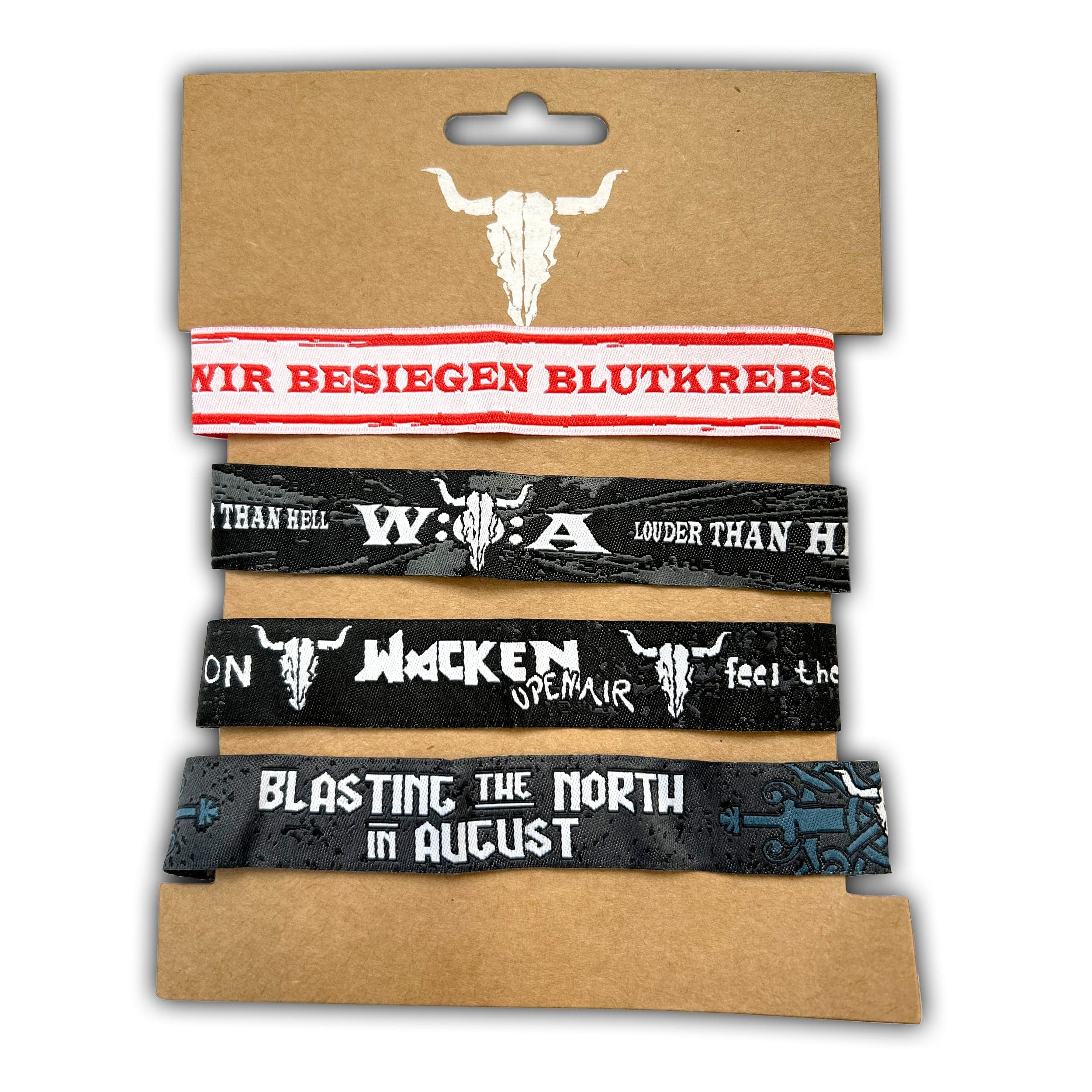 W:O:A - Wristband - 4er Set 2.0