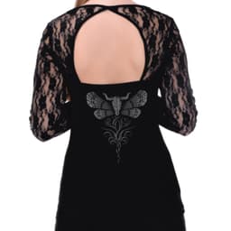 W:O:A - Girlie Mesh Top - Butterfly – Bild 3