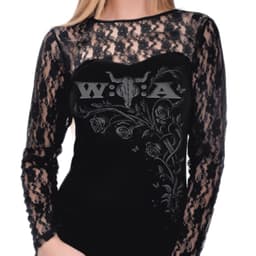 W:O:A - Girlie Mesh Top - Butterfly – Bild 4