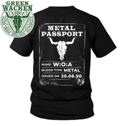 W:O:A - T-Shirt - Passport 2026 – Bild 2