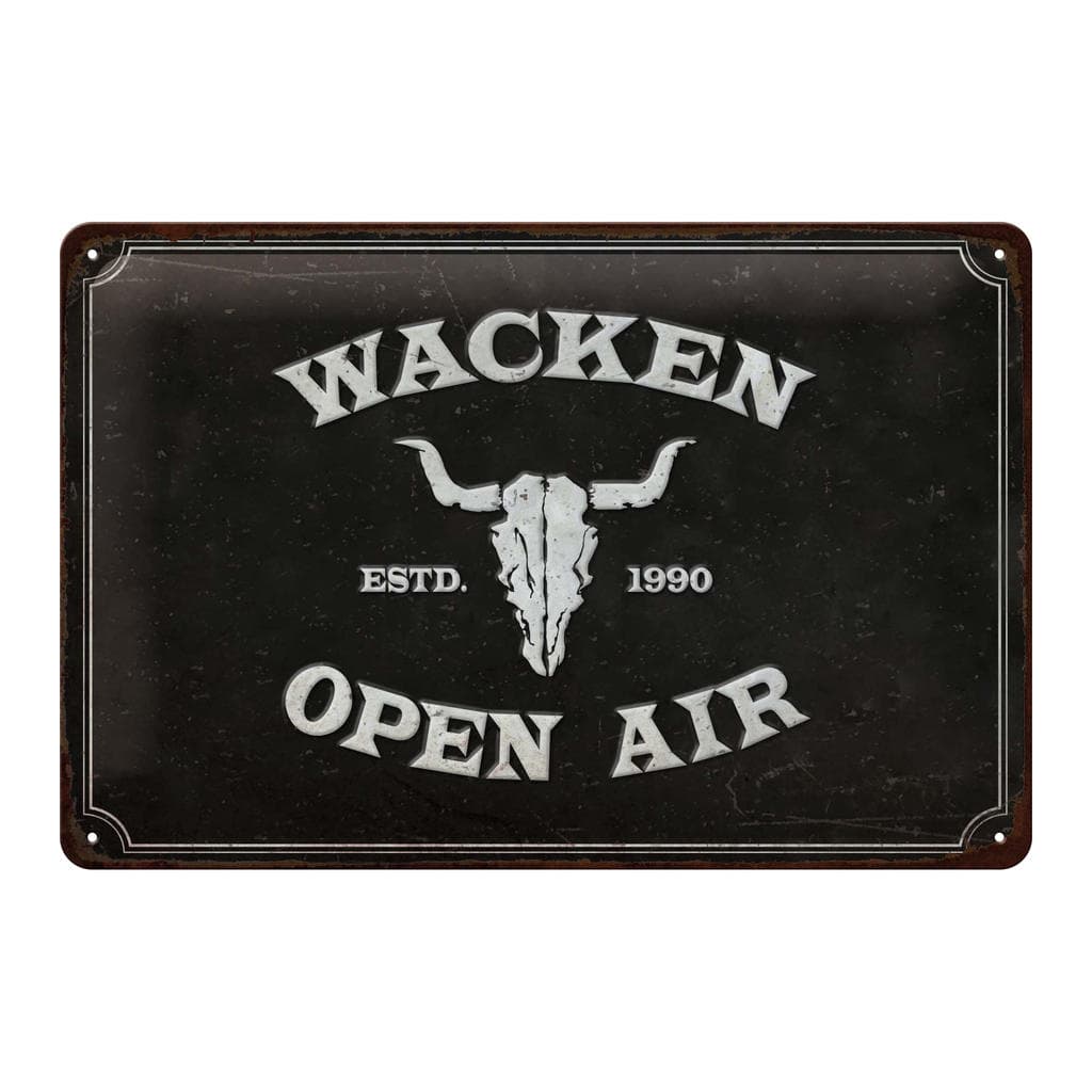 W:O:A - Blechschild - ESTD 1990