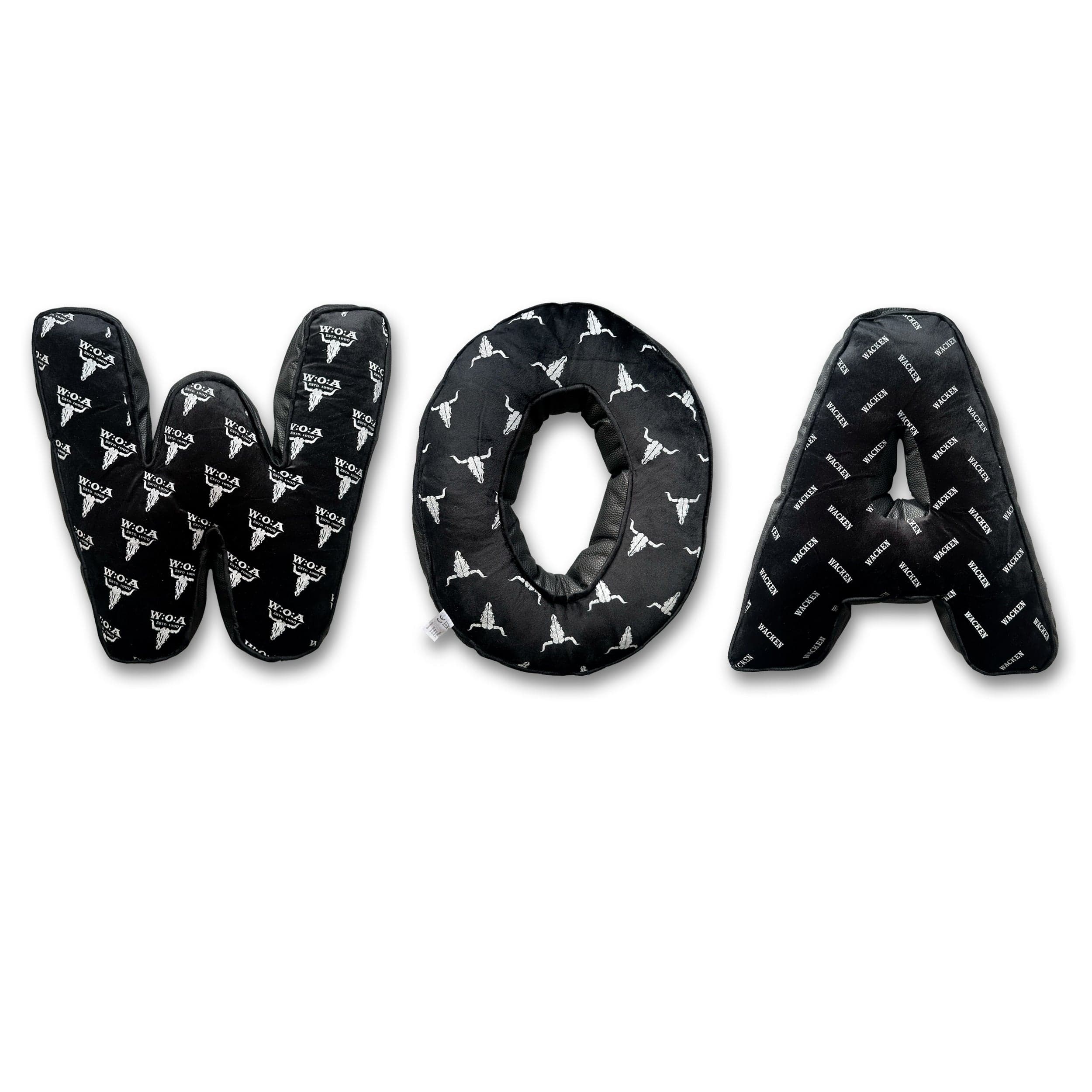 W:O:A - Buchstabenkissen - 3er Set