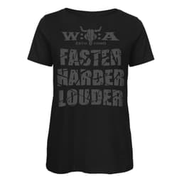 W:O:A - Girlie Shirt - Logo Grau – Bild 3