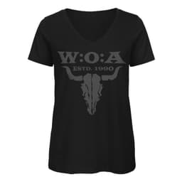W:O:A - Girlie Shirt - Logo Grau – Bild 2