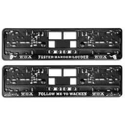 W:O:A - Nummernschildhalter - Set – Bild 1