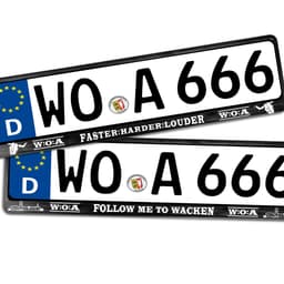 W:O:A - Nummernschildhalter - Set – Bild 4