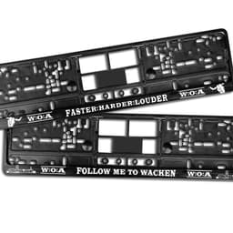 W:O:A - Nummernschildhalter - Set – Bild 3