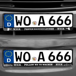 W:O:A - Nummernschildhalter - Set – Bild 5