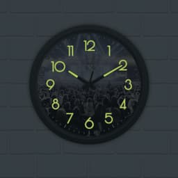 W:O:A - Wanduhr - Glow In The Dark – Bild 3