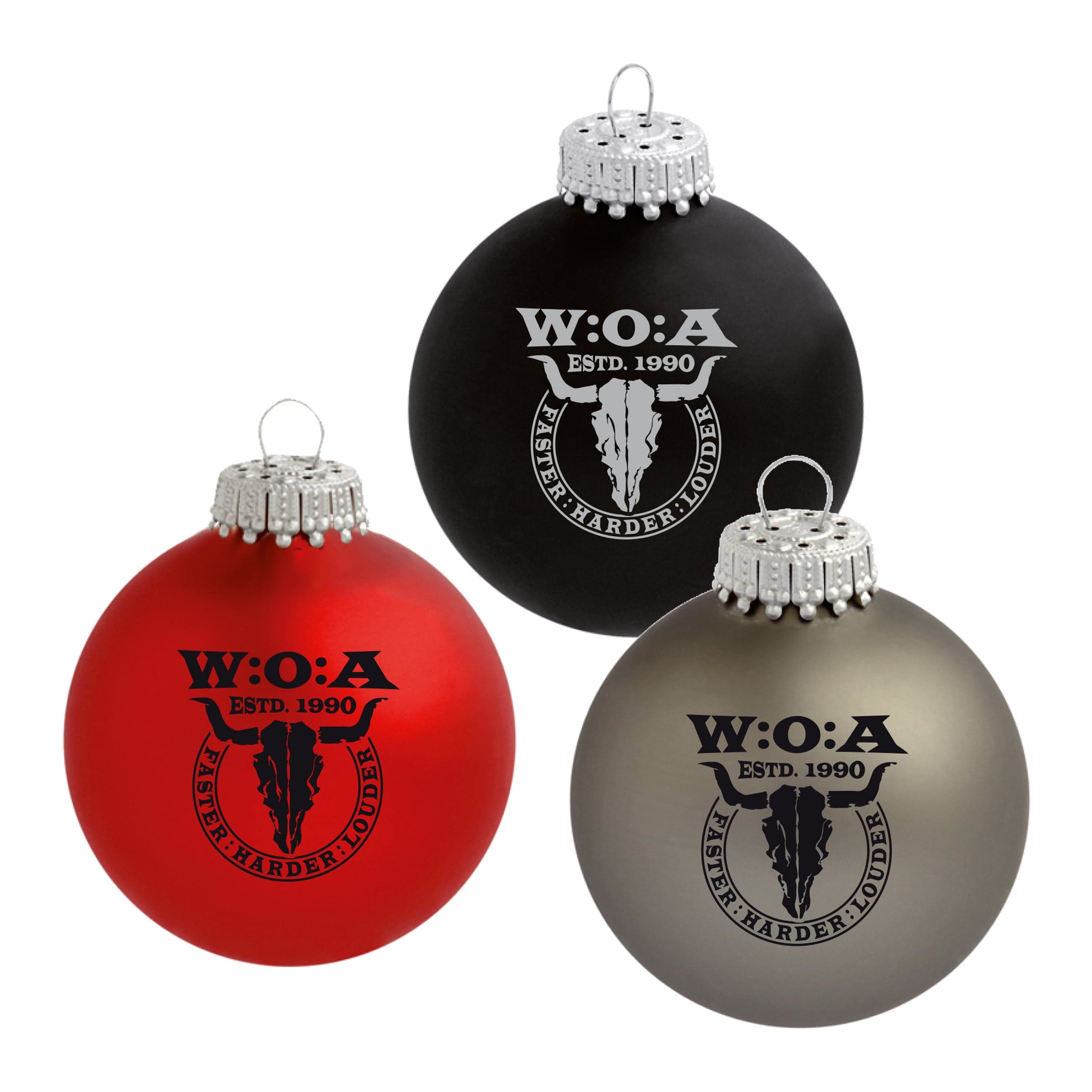 W:O:A - Weihnachtskugel - 3er Set