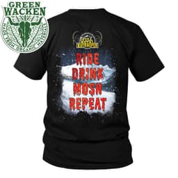 FMM - T-Shirt - Ride Drink Mosh Repeat – Bild 2