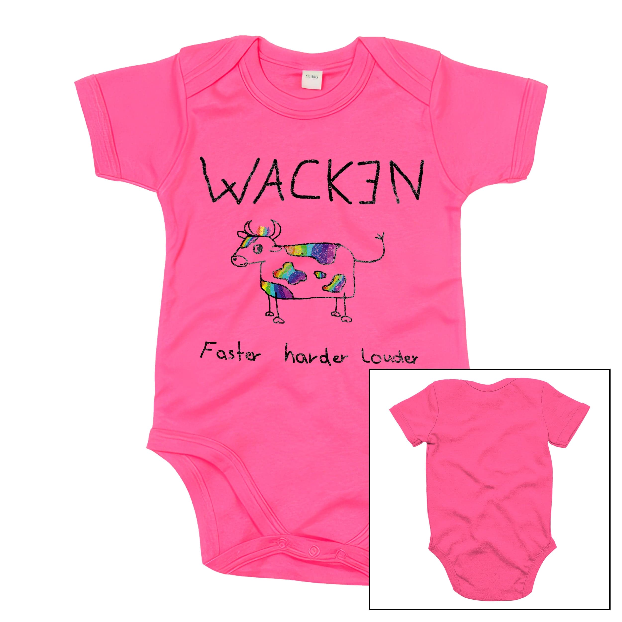 W:O:A - Baby Body - Rainbow Cow