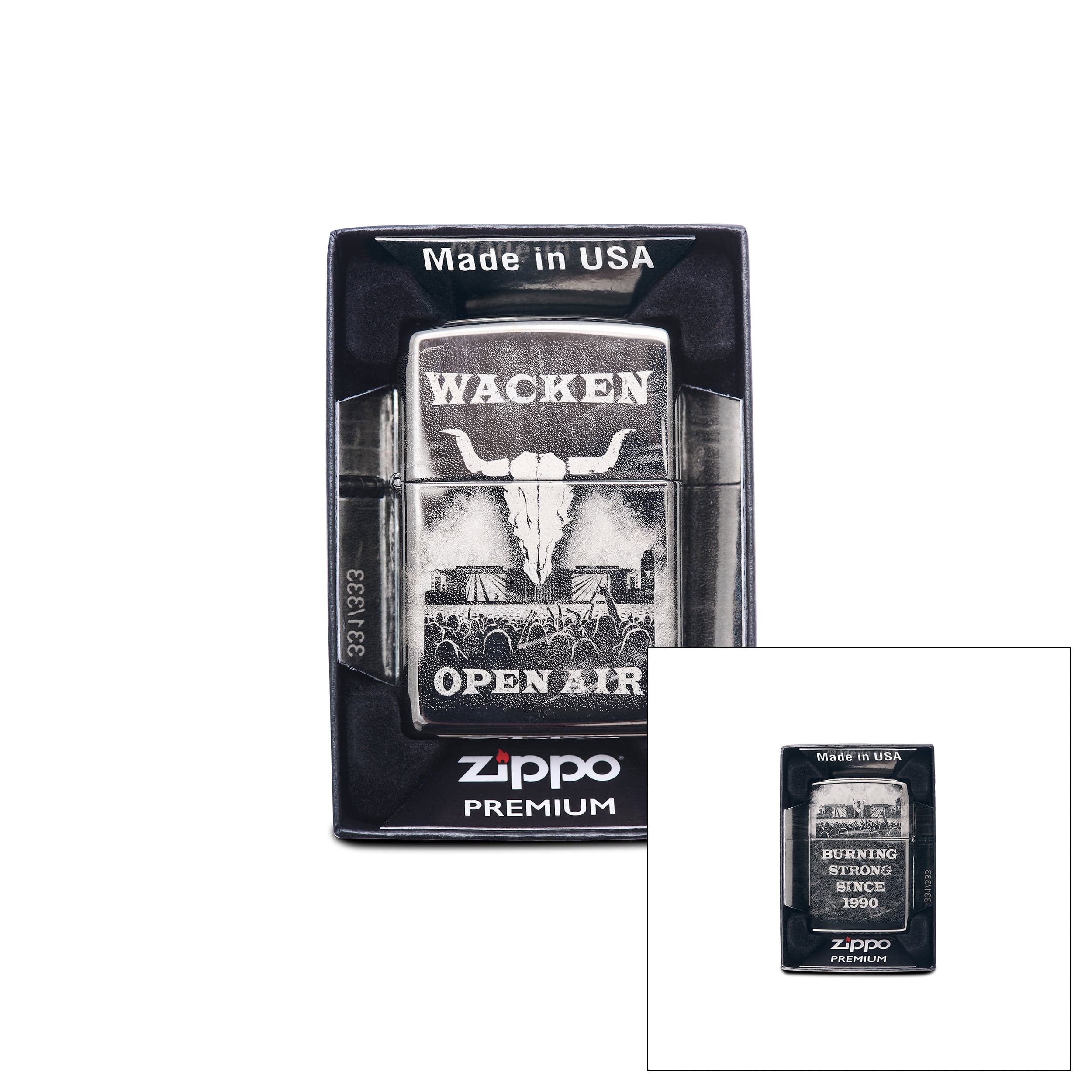 W:O:A - Zippo - Burning Strong - Limited Edition